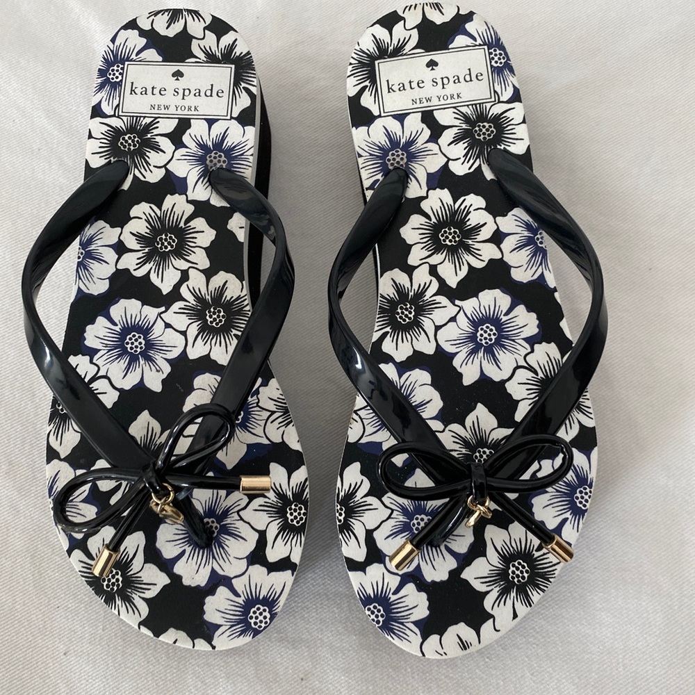 Kate Spade platform flip flops size 6